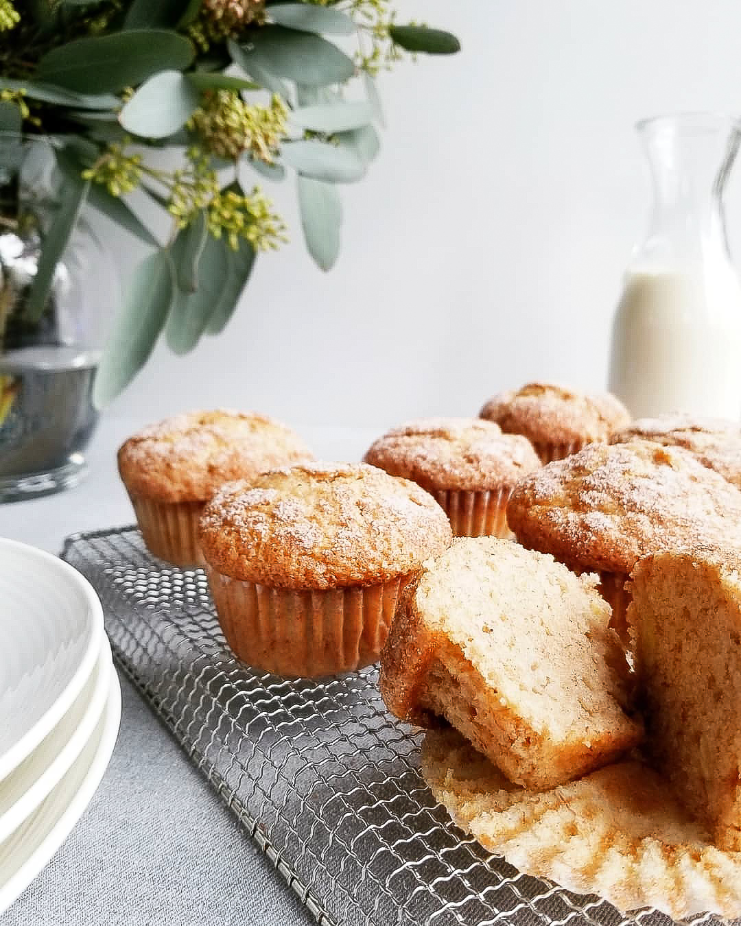Snickerdoodle Banana Muffins
