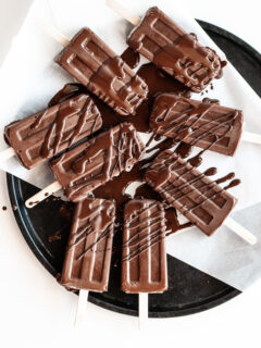 Vegan Chocolate Fudge Ice Pops