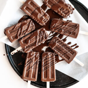 Vegan Chocolate Fudge Ice Pops
