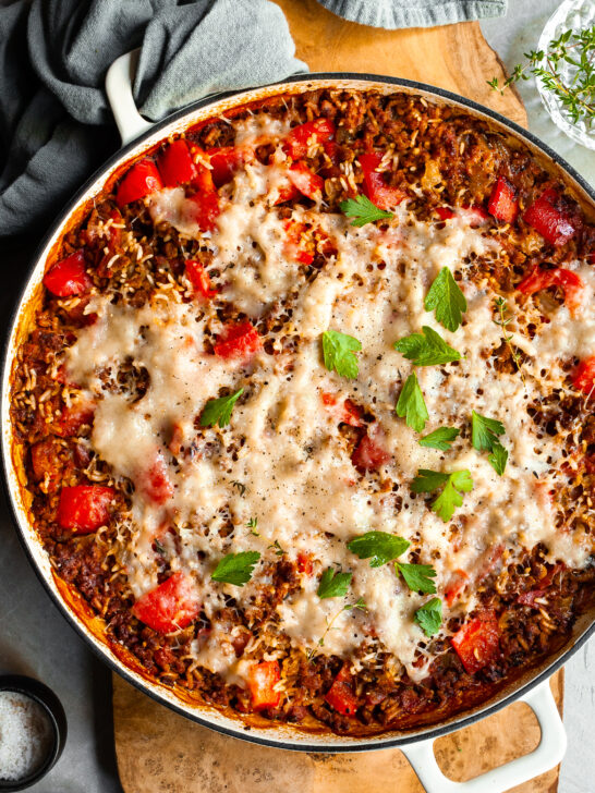 Vegan Unstuffed Pepper Skillet – Gluten-Free Option
