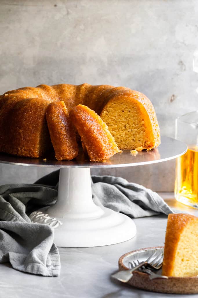 Vegan Rum Cake Just Like the 1970's Classic! Crumbs & Caramel
